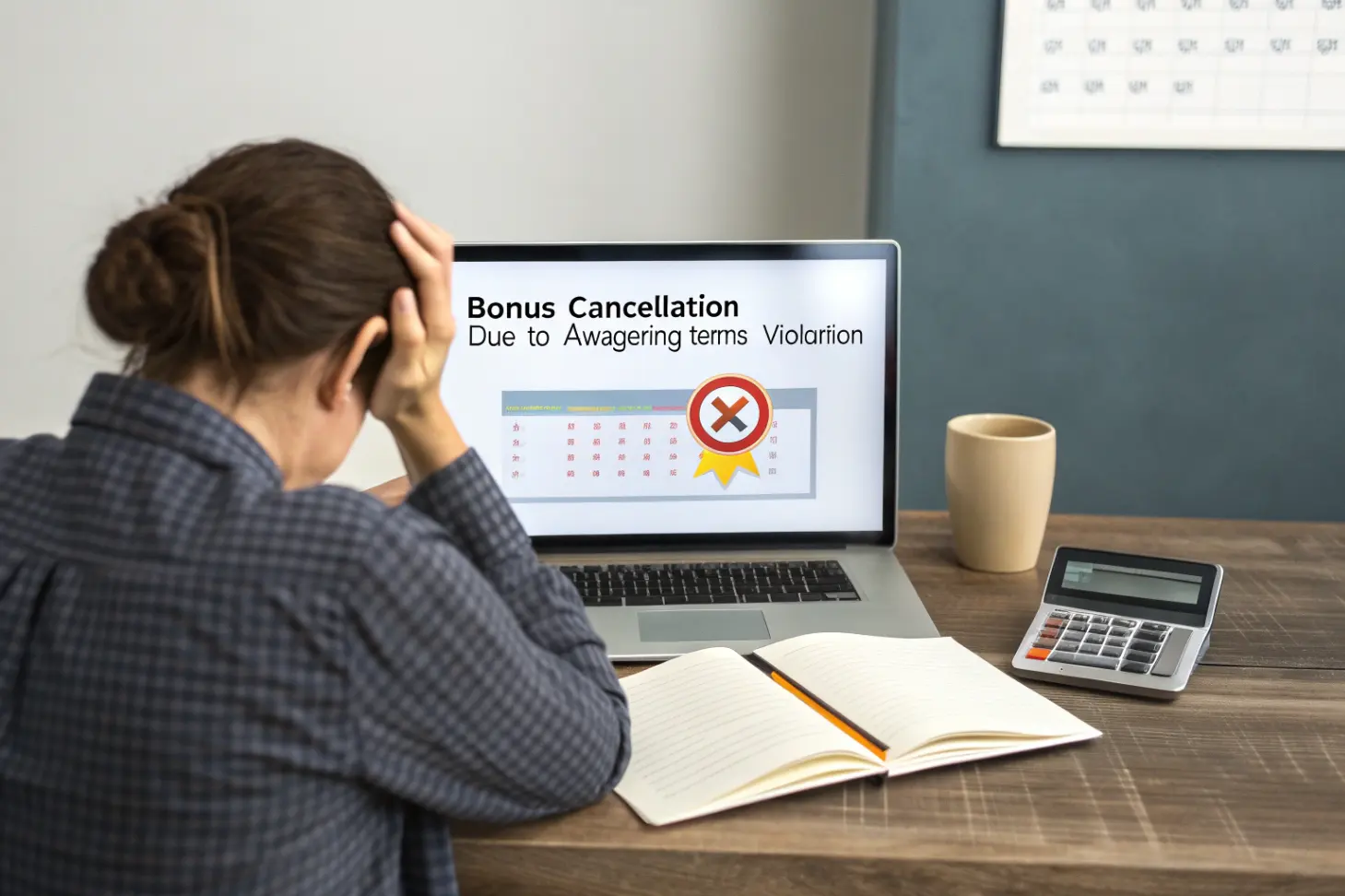 O que fazer quando um bônus é cancelado por violar os termos de wagering