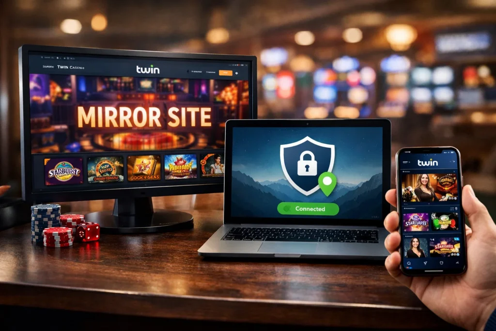 Twin Casino como acessar com VPN e espelhos
